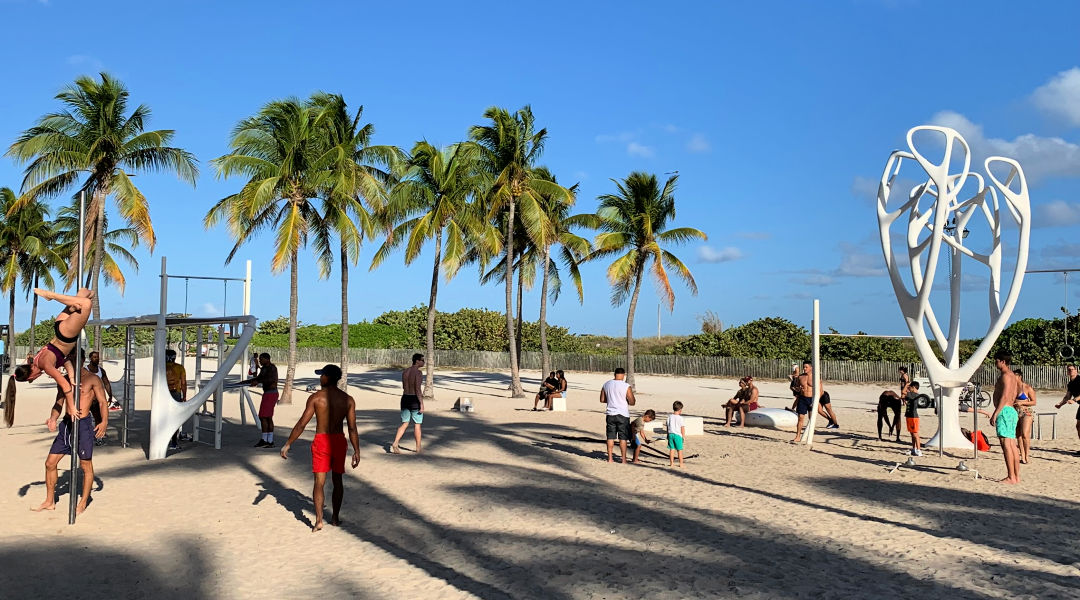 Muscle Beach in South Beach