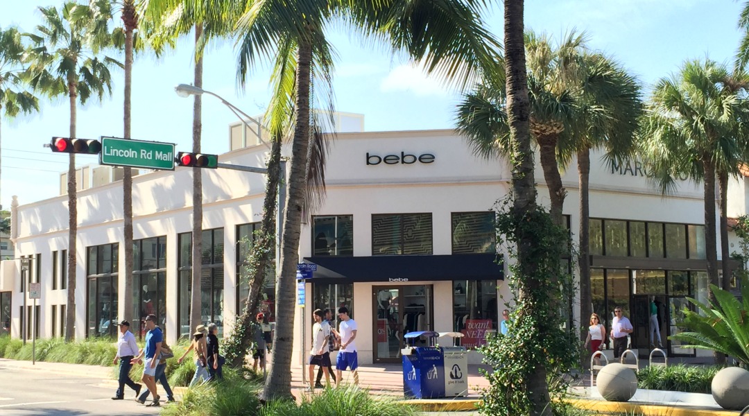 bebe on Lincoln Road